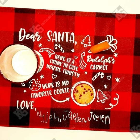 Dear Santa‎ Placemat - Picture 1 of 1